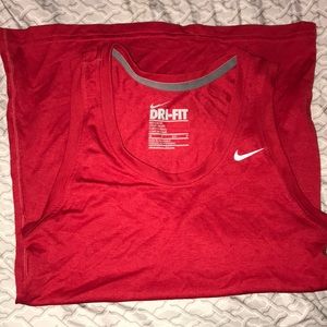 Nike Dri Fit red XS tank